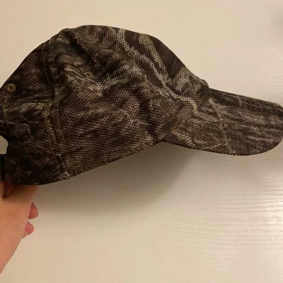 Gander Mountain Camouflage Velcro Back Fishing Outdoor Baseball Hat OS - Picture 6 of 10